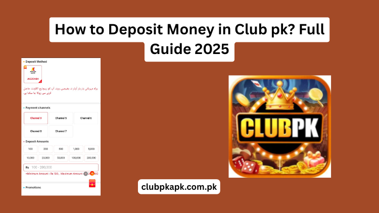 Deposit Money in Club Pk
